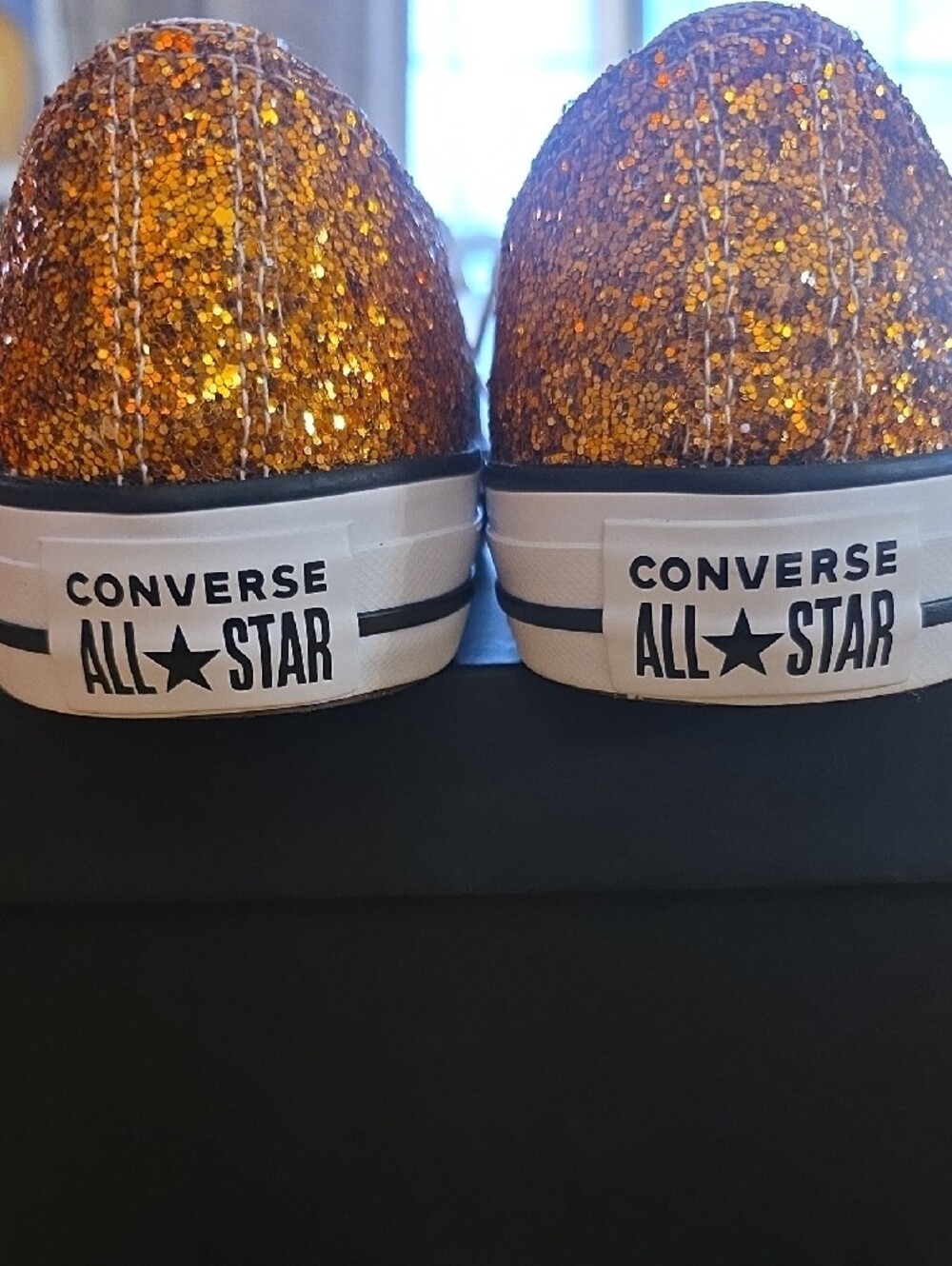 Converse Adult Glitter Low Top Sneakers - Copper - Picture 6 of 8